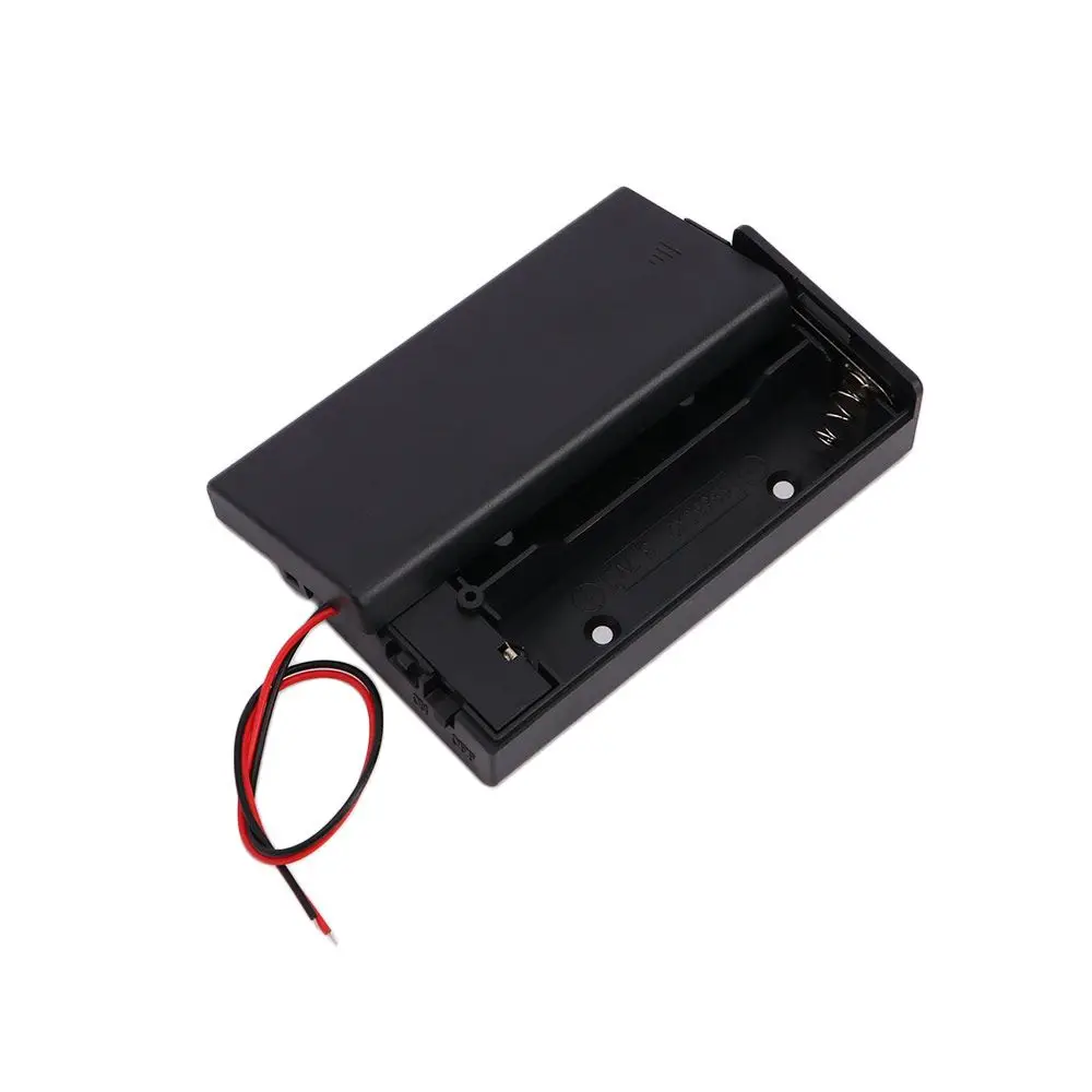 18650 Battery Storage Box ON/OFF Switch Power Bank Cases ABS 2 Slots Battery Storage Boxes Battery Holder Battery Box