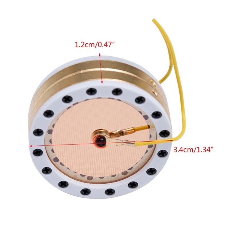 34 mm Diameter Microphone Large Diaphragm Cartridge for studio Recordings,Broadcastings,Stage Performances