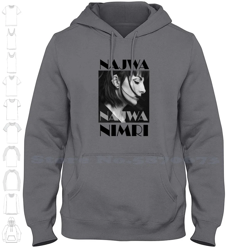 Najwa Forever 100% Cotton Hoodie T-Shirt Nimri Forever Najwa Who Will Sing To You Najwa In Red Najwa Fans For Najwa I Am Fans