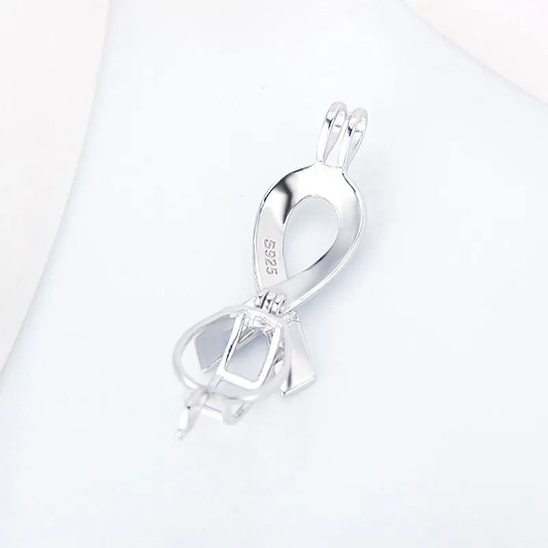 CLUCI – pendentif en argent 925 pour femme, 3 pièces, thème de sensibilisation à l'autisme, médaillon de perles, bijoux SC280SB, 925