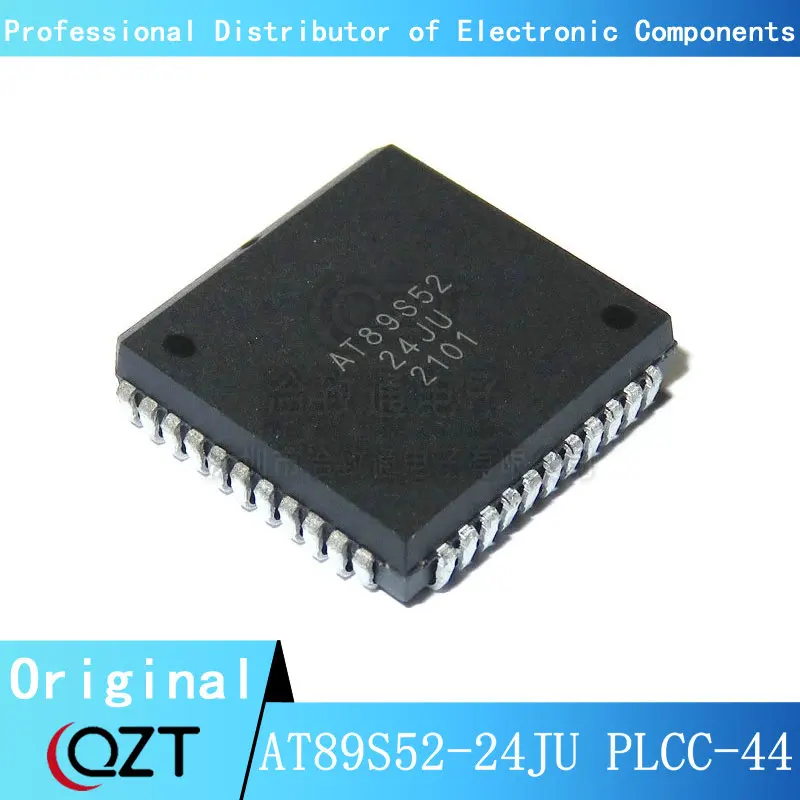 10pcs/lot AT89S52 PLCC AT89S52-24JU AT89S52-24JI PLCC-44 chip New spot