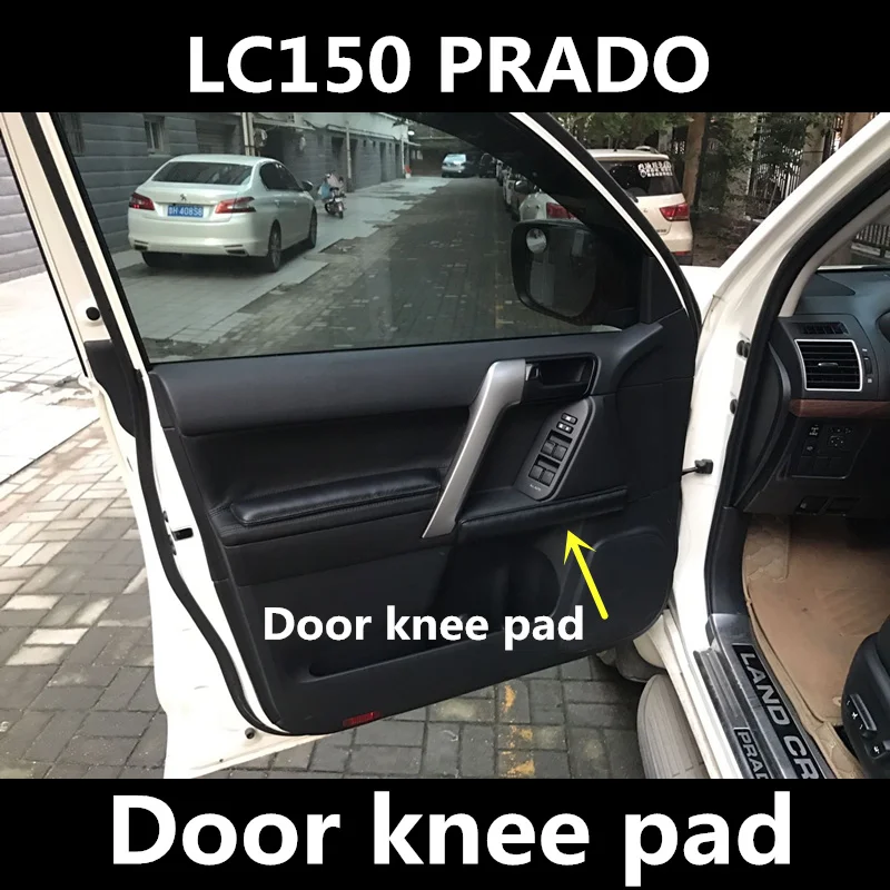 For Toyota 10-20 LC150 PRADO  Car knee cusion pad Interior Accessories Center Console, auto headrest pillow neck Soft Pad