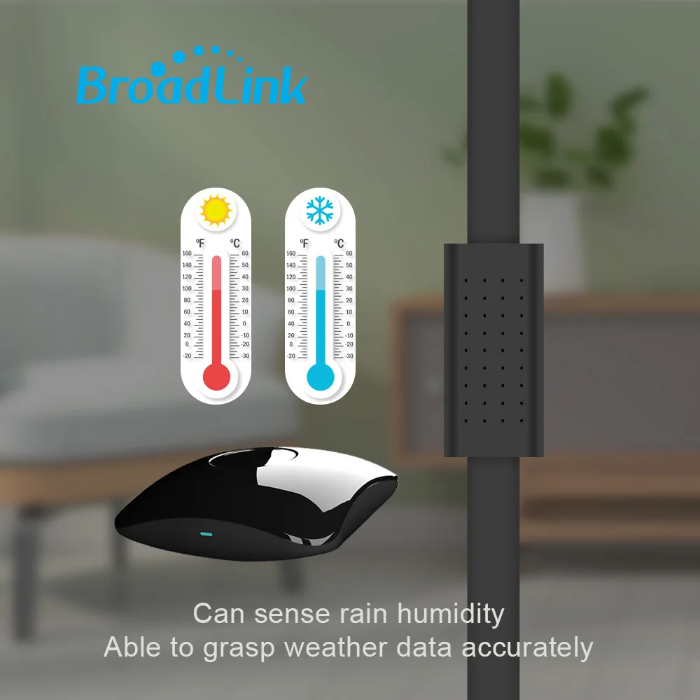 2025 BroadLink RM4 Pro Универсальный ИК-пульт дистанционного управления Smart WiFi RF Switch HTS2 Датчик работает Alexa Google Home Assistant