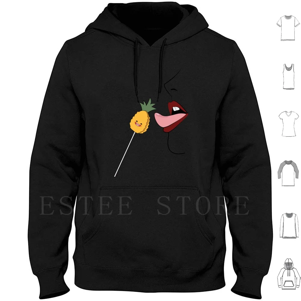 Lips Hoodies Lollipop Leche Womens Girls Sexy Funny Humor Fruit Yellow Red Roses Happy Laugh Candy Summer Beach