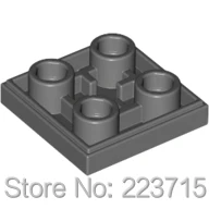 *Flat Tile 2X2 Inv.*50pcs DIY enlighten block brick part No.11203 Compatible With Other Assembles Particles