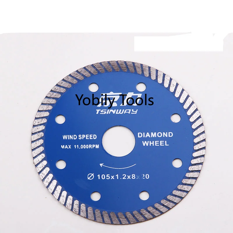 106mm super thin Ceramics, slate cutting diamond saw blades for Wandeli QX tile cutting machine