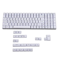 OEM 125 Key Spanish UK German Italian ISO Keyset Laser Etched Thick PBT Keyset For MX Mechanical Keyboard DIY