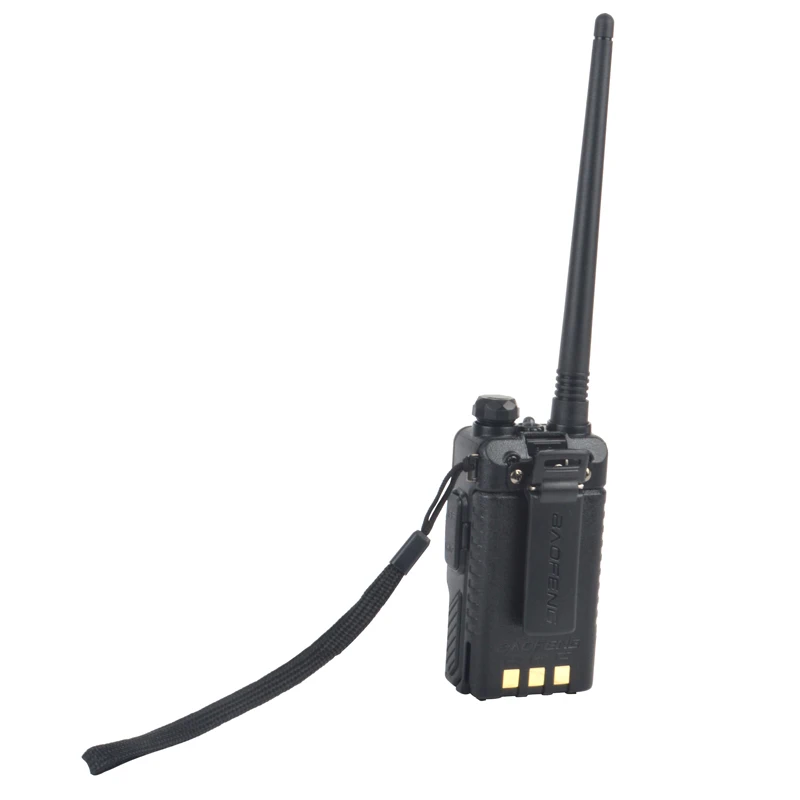 Walkie Talkie Baofeng UV-5RE Dual Band UHF/VHF Portable FM Radio dengan Earpiece 128CH dengan Lubang Suara