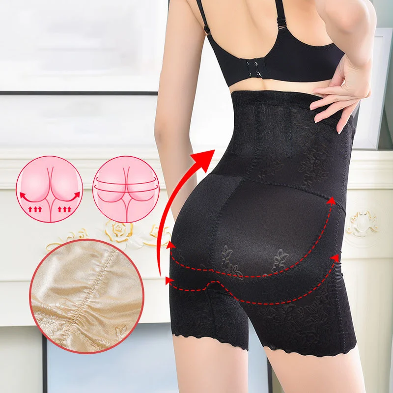 High Waist Safety Shorts Butt Lifter Body Shaper Panties Underwear Plus Size Slimming Legging Shorts Waist Trainer Shaper Corset