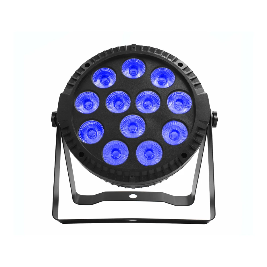 ALIEN 12*10W RGBW 4IN1 LED DMX Par Lights DJ Disco Party Stage Lighting Effect Theater Holiday Xmas Dance Wedding Wall Wash Lamp