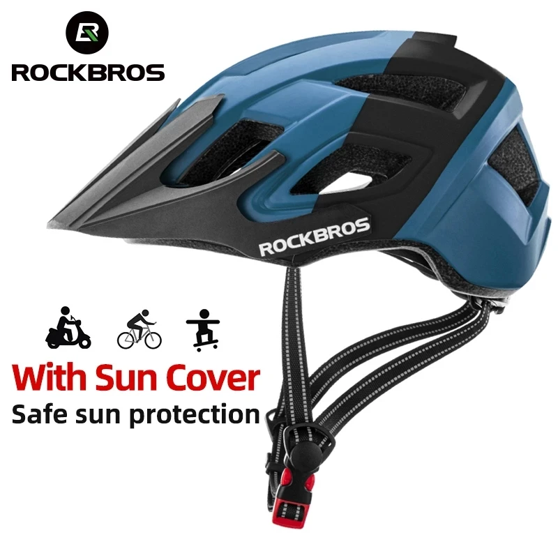 ROCKBROS Bike Helmets Cycling Helmets Electric Bicycle Riding Helmet Men Women Bike Safety Cap MTB Road Sport Safety Helmet