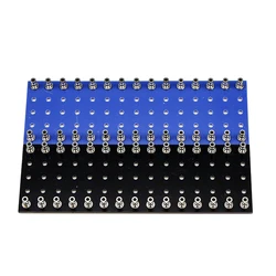 FR4 Insulating Board, 30 Bit Board with Turrets, 143*47*2mm, Black and Blue Board