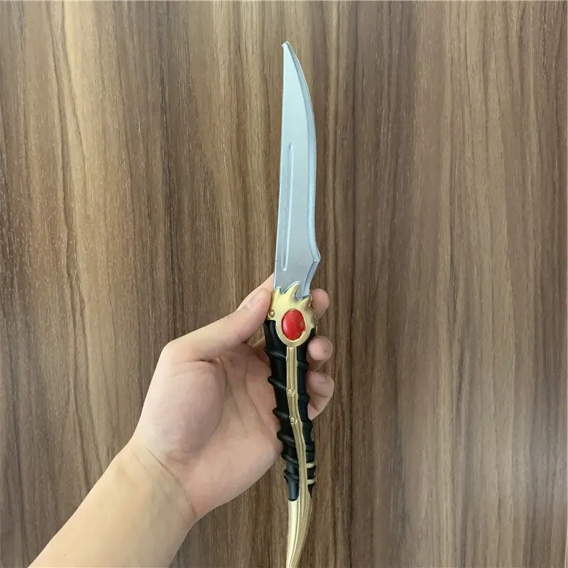 34cm Movie Cosplay Dagger Catspaw Sword Prop 1:1 Sword Weapon Role Play Gift Safety PU Winter Frost Dagger Halloween