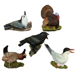 New Hand-painted Tern Black Duck Turkey 3D Fridge Magnets Souvenirs Refrigerator Magnetic Stickers Gift