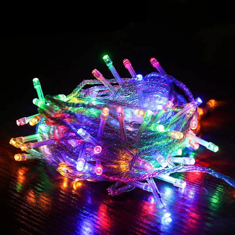 LED Fairy Lights String 20M/50M AC220V/110V Luces Lamp Holiday Lighting Tree Garland Xmas Outdoor Christmas Deco