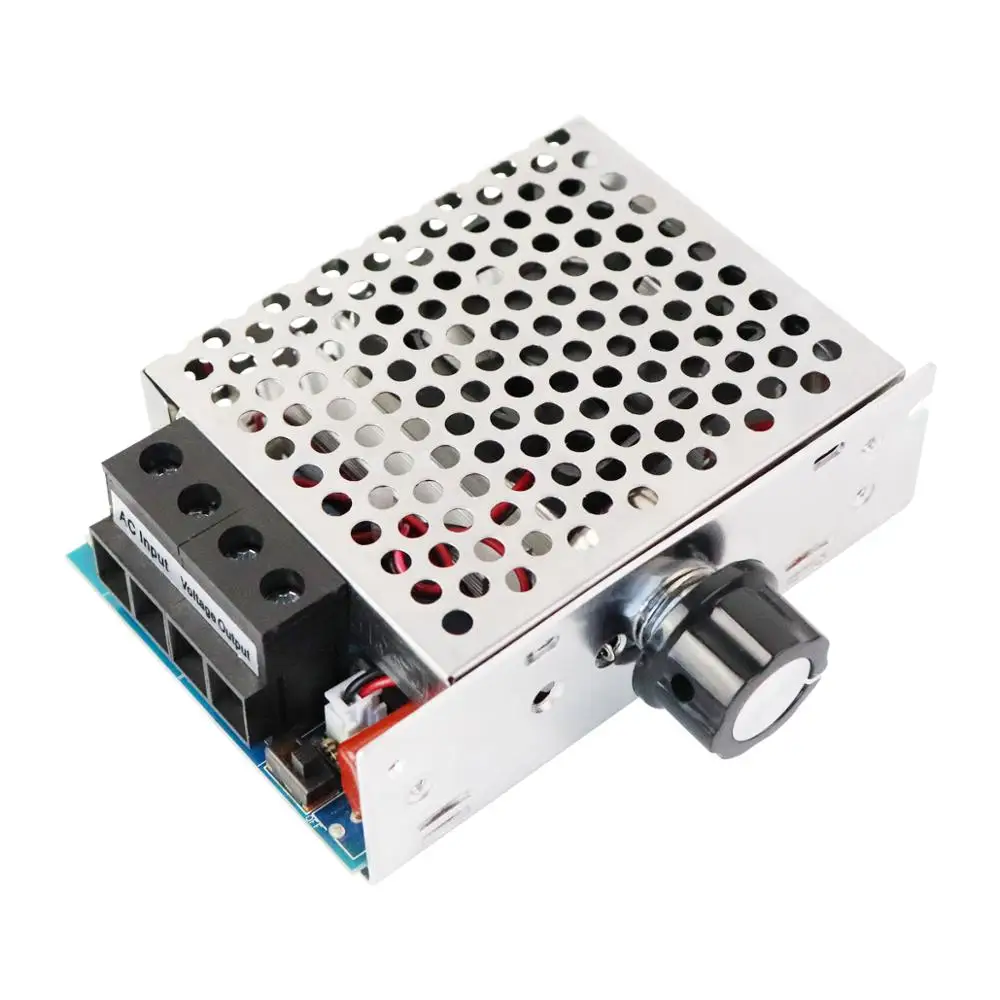 AC 110~220V 10000W high power SCR Motor Speed Controller Voltage Regulator Dimming attemperation thermoregulation PWM Modulation