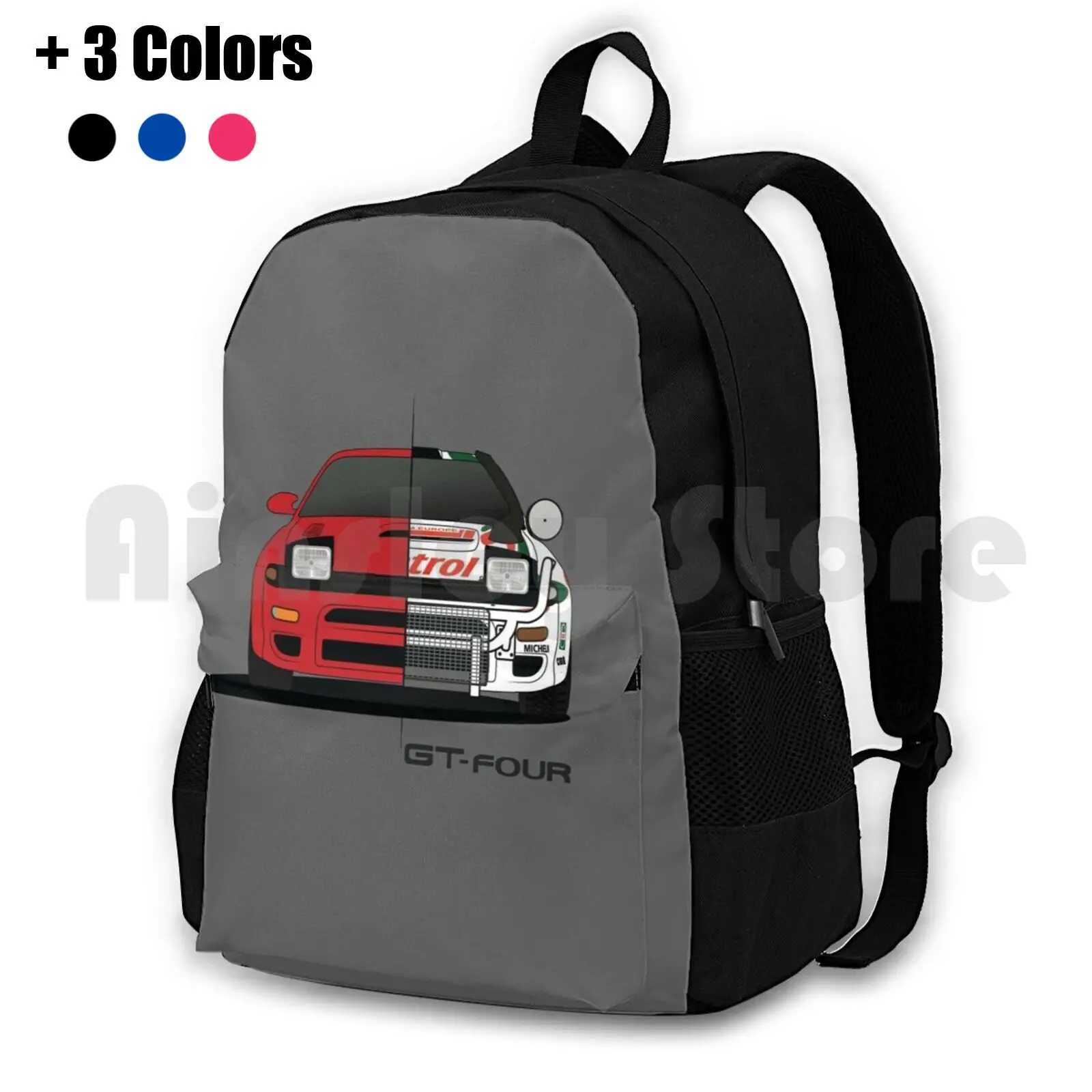 Celica Gt-Four Outdoor Hiking Backpack Waterproof Camping Travel Celica Gt4 Gt Four Gt Four Alltrac All Trac Awd Rally Raid