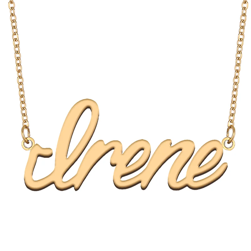 

Necklace with Name Irene for His Her Family Member Best Friend Birthday Gifts on Christmas Mother Day Valentine's Day