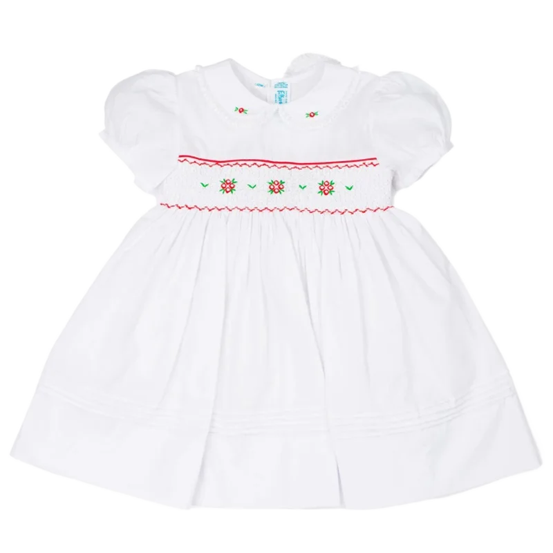 Summer Spanish Baby Bubble Sleeves Hand-made Princess Dresse with Hats Pure Cotton 2pcs Set Flower Girl Dresses Birthday Dress