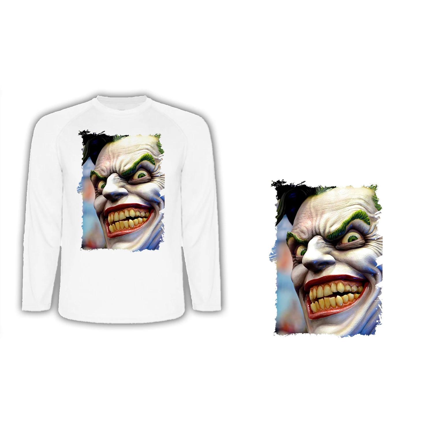 LONG SLEEVE T-SHIRT A3 JOKER EVIL CLOWN T-shirt