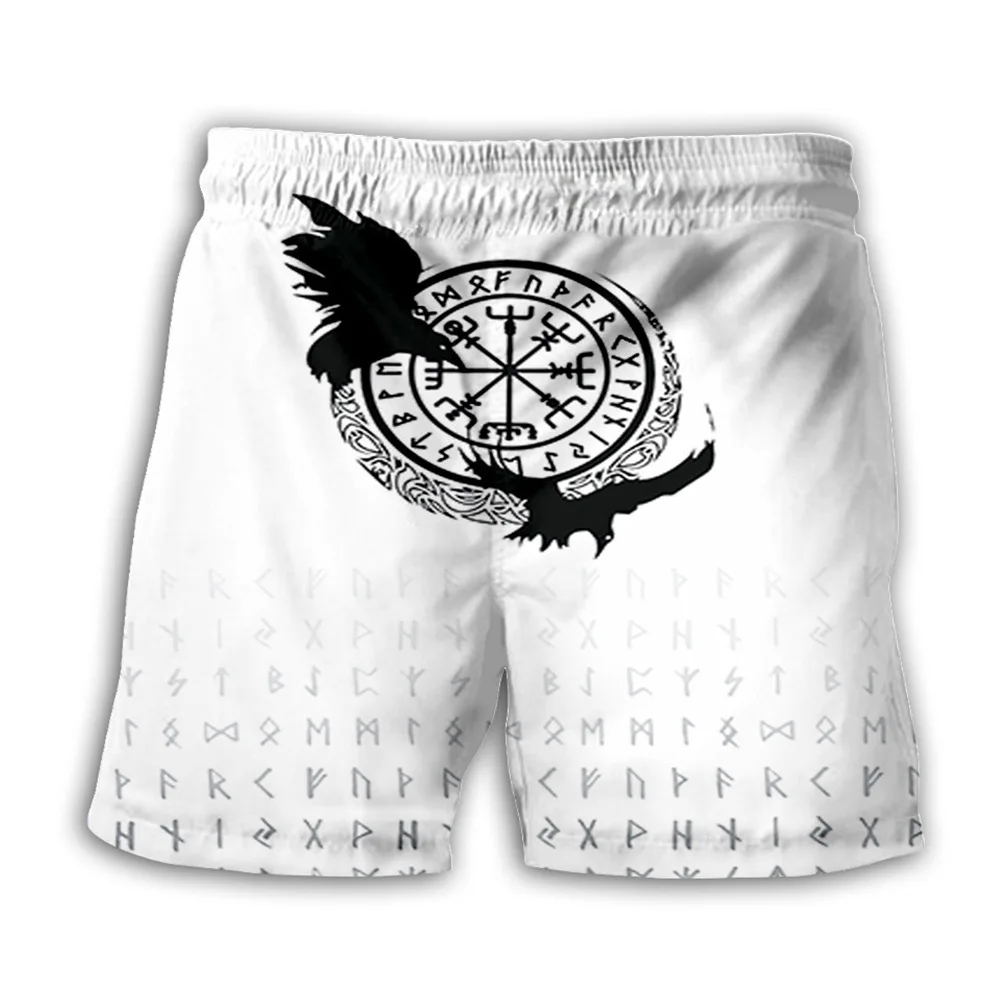 New 3D Printing Viking Fashion Men Women Tracksuits Crewneck Hip Hop Shorts Plus Size S-7XL