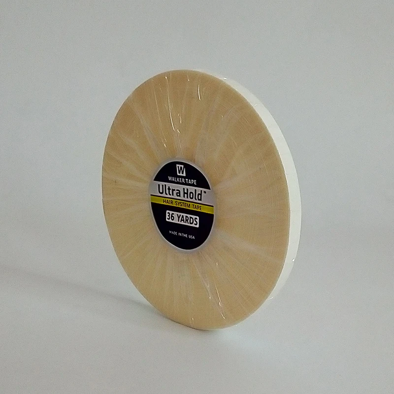 36 Yards Tape Ultra Hold doppelseitiges Klebeband für Haarband verlängerung/Toupet/Spitze Perücken 0,8 cm 1cm 1,27 cm 1,9 cm 2,54