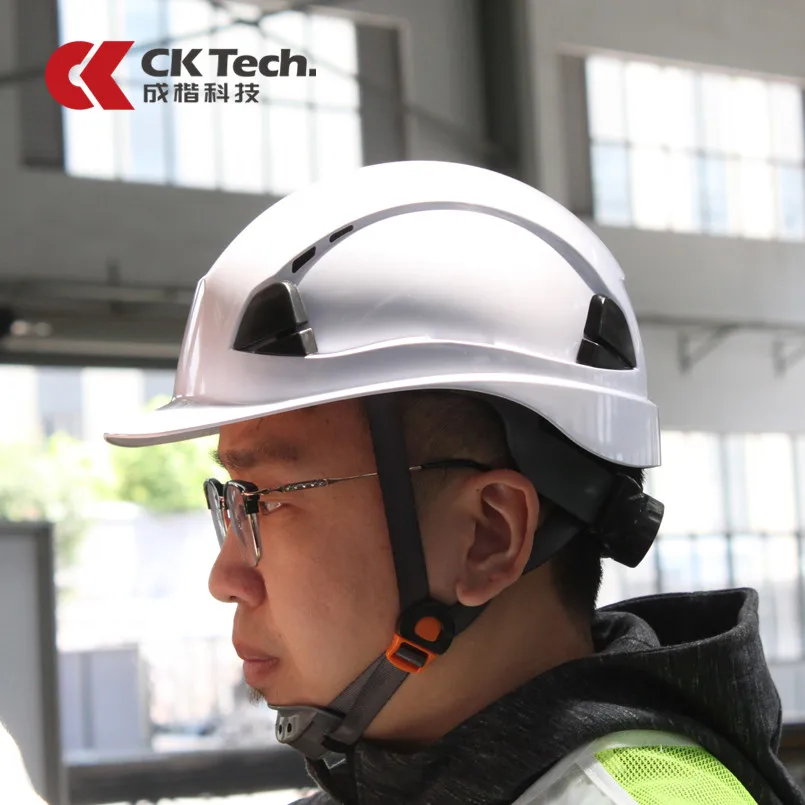 CK Tech. Customized Printing Acceptable Construction Work Safety ABS Hard Hat Cap Outdoor Breathable Engineering Rescue Helmet