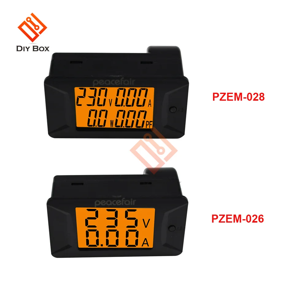 AC Single Phase 400V 100A Digital Ammeter Voltmeter Electronic Load Smart Voltage Tester New Arrival PZEM-026 PZEM-028