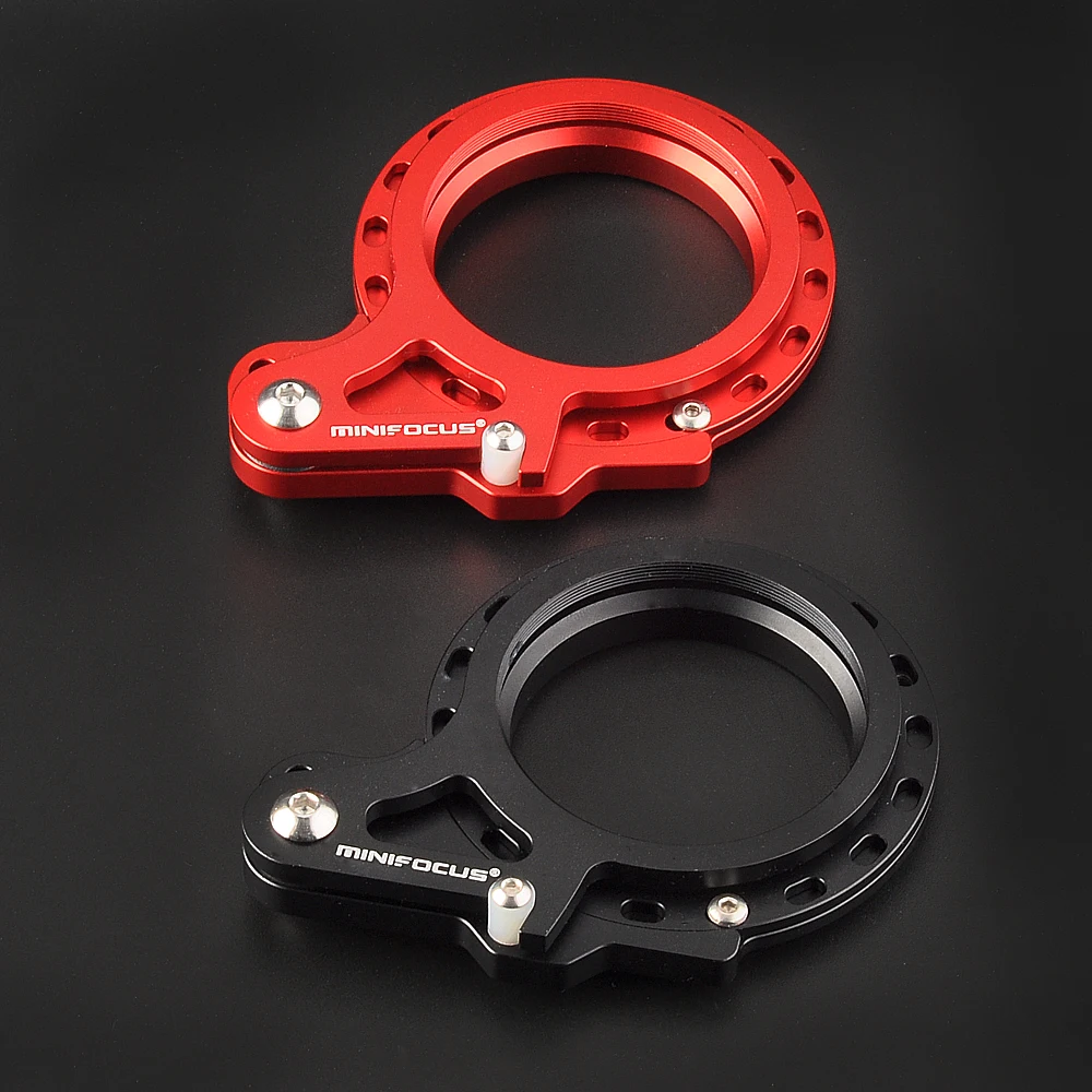 52mm to 52mm flip adapter M52 Thread Red Swing Macro Wet Lens Mount Clamp Diving Filter Ring for Underwater Waterproof Housings