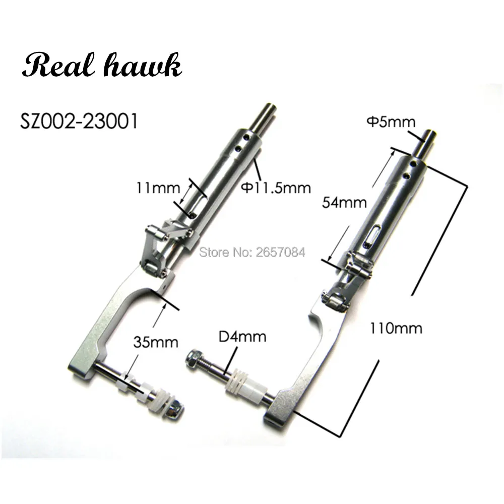 Aluminium Alloy Anti-Vibration Landing Gear For Scale RC Airplane Shock Absorbing aircraft model parts