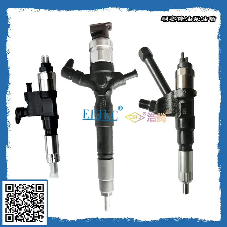 ERIKC 0950006791 (D28001801C) truck common rail fuel injector 095000-6791 auto engine system injection 6791 for Shanghai 6114