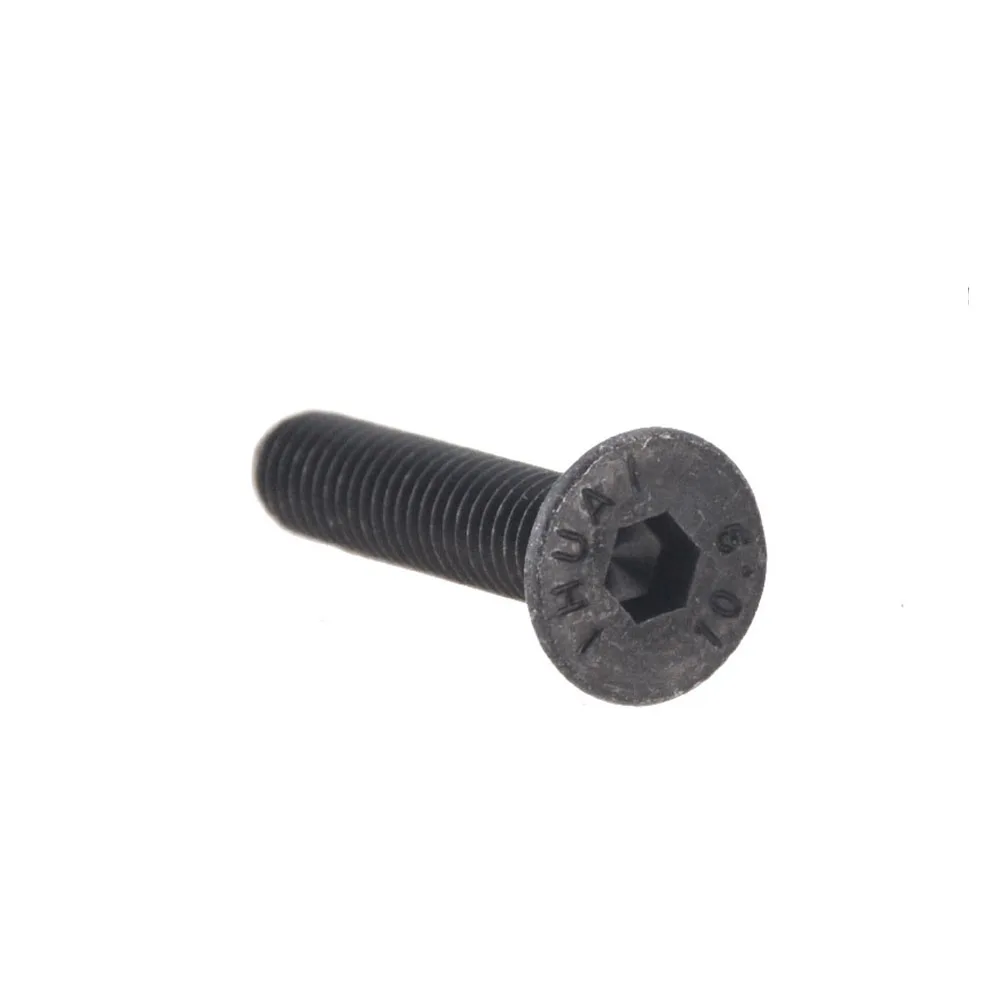 20PCS M3x6 8 10 12 16 20 25 30 35 Hexagon Socket Flat Countersunk Head Screw Carbon Steel Hex Socket Bolts Machine Screw DIN7991