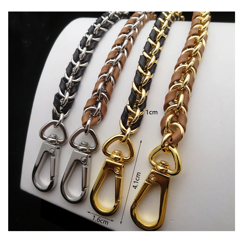 Women Bag Chain Leather Bag Strap DIY Bag Fix Accessory Replacement  Parts Dog Clasp Shoulder Bag Chain Buckle High Quality