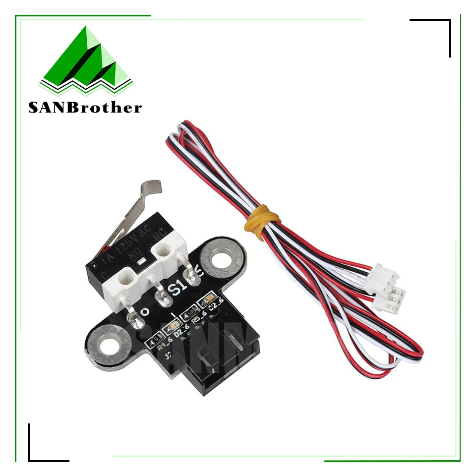 3D Printer Parts Mechanical Limit Micro  Switch Module Horizontal Type Endstop With 1M Cable For DIY Motherboard Reprap Ramps1.4