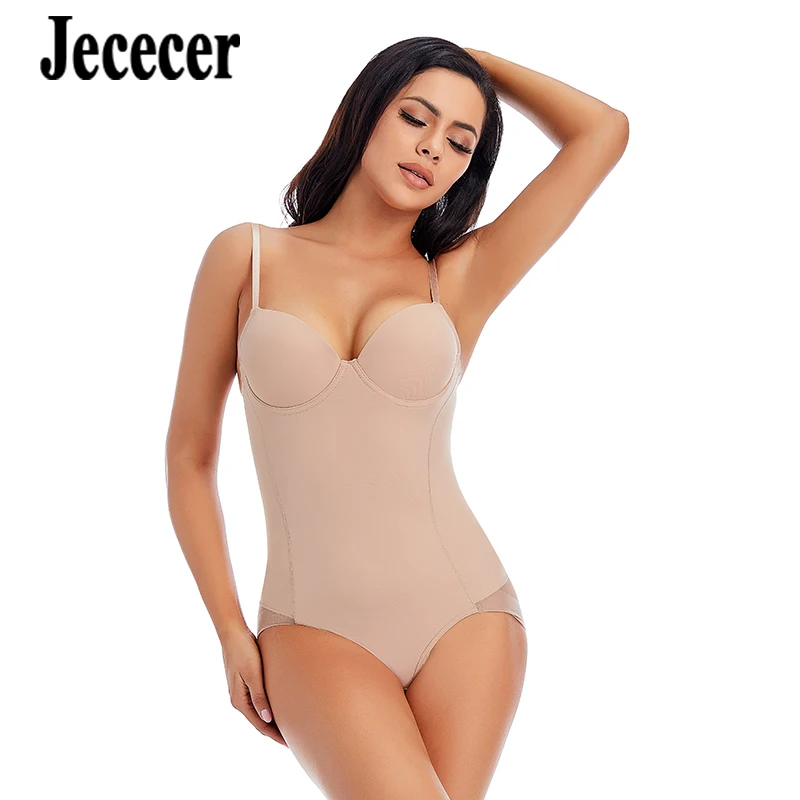 Underwire Bodysuit Underwear for Women Strappy Bodys Black Apircot Mesh Matching Fashion Sexy Shapewear Body Shapers