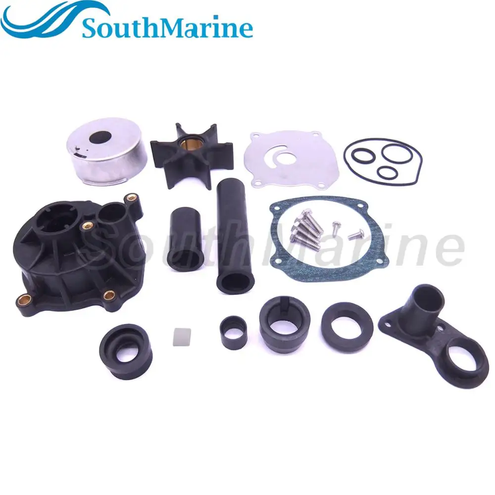 

Boat Motor 435929 5001595 Water Pump Repair Kit with Housing for Evinrude Johnson OMC BRP V4 V6 V8 75-250HP Outboard Engine, 18-