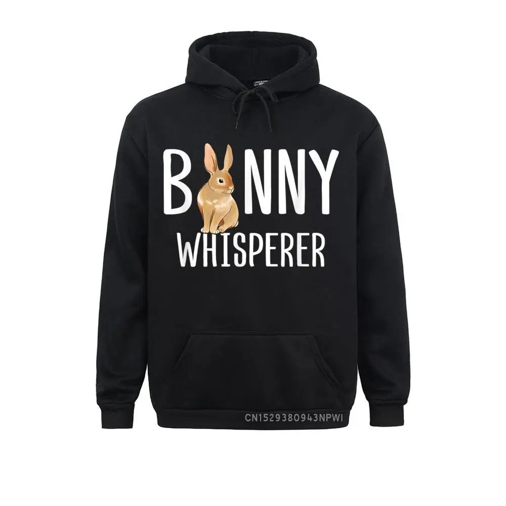 Bunny Whisperer Funny Rabbit Lover Pullover Sweatshirts For Men Printed On Winter/Autumn Hoodies Graphic Custom Sportswears