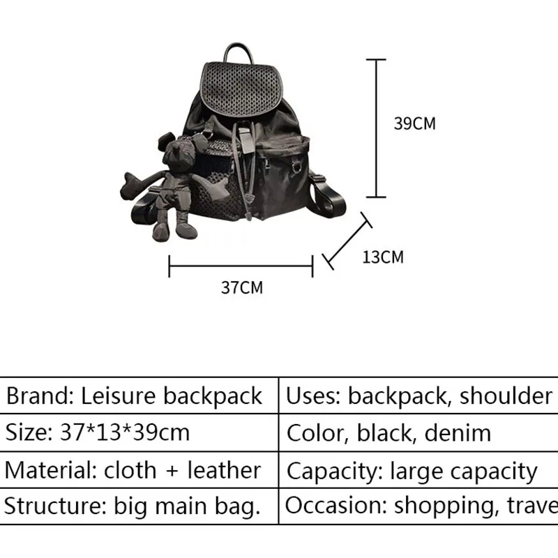 Luxury Brand Woman Backpack New Fashion Shoulder Bags Female Waterproof Knapsack Large Capacity Travel Backpacks Girl School Bag