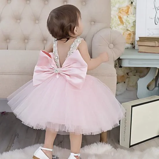 Baby Girl Dress 1 2 3 4 8 Years Toddler Tutu Children Princess Dress First Birthday Party Christening Gown