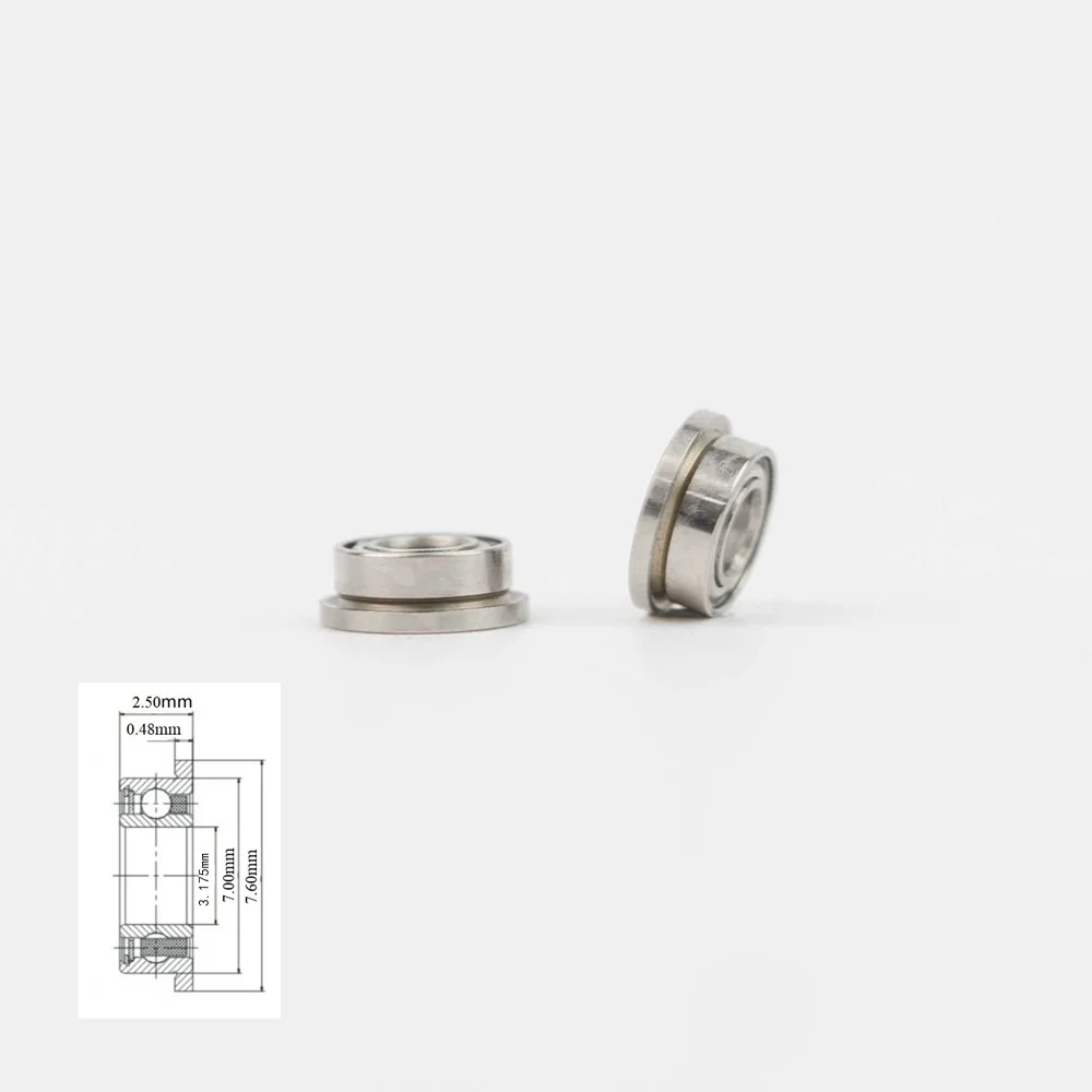 Rolamentos Dentários Cerâmicos Sf683tlzn 3.175 dos Peças para o Cartucho de Handpiece Russo de Alta Velocidade 3.175*7.6*7.0*2.5 10