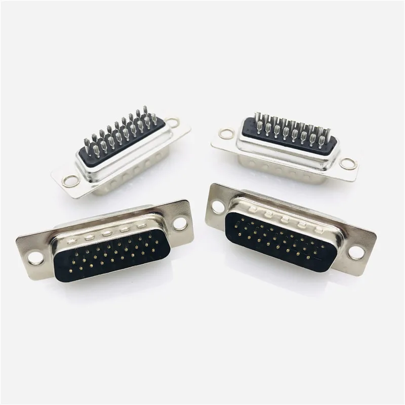 10PCS HDD26 DB26 MALE FEMALE CONNECTOR Solder Type D-Sub 26pin serial port Adapter 26 pin 26P