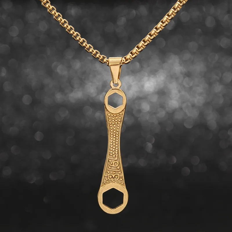 60cm Stainless Steel Western Knife Spoon Fork Pendant Necklace Punk Cutlery Necklaces Pendants Jewelry Gifts Gothic Bijoux Femme