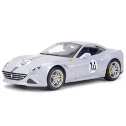 Bburago 1:18 Ferrari-California T #14 Closed Top Sports Car Static Die Cast Vehicles Collectible Model Car Toys