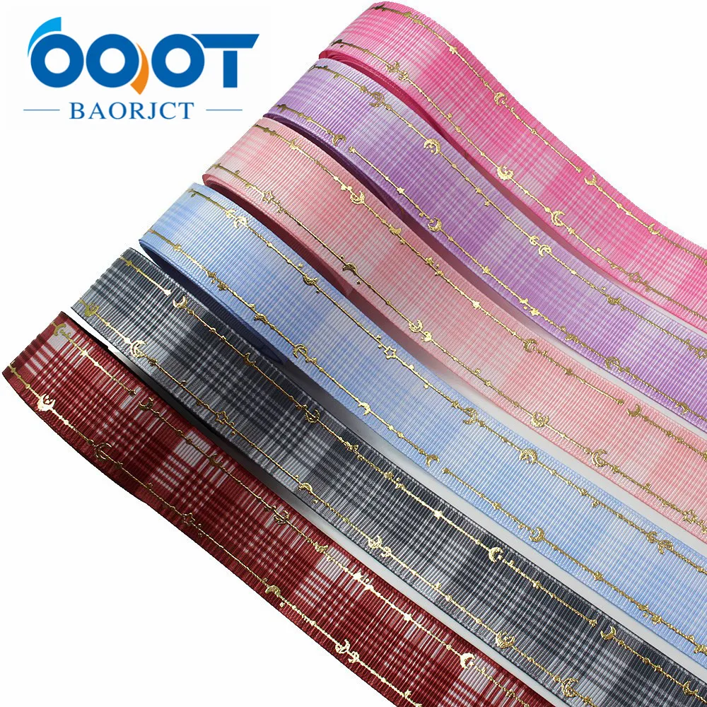 Ooot Baorjct I-191224-2817, 10 Yards 25 Millimetri Laser Argento Amore Stampato Nastro Del Grosgrain Fai da Te Copricapo da Sposa Regalo Materiale