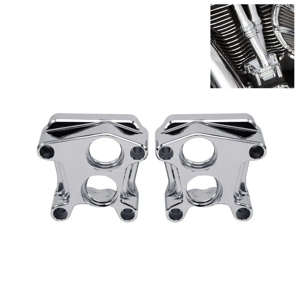 Aluminiowy CNC do motocykla przedni tylny podnośnik pokrywa na bloki dla Harley Touring Fatboy Dyna FXSB bliźniacza kamera 1999-2017 2016 2015 14