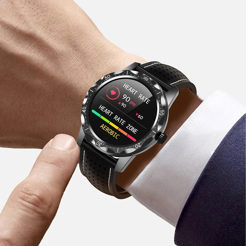 2021 Smart Watch Men Heart Rate Blood Pressure Information Reminder Sport Waterproof Smart Watch for Android IOS HarmonyOS Phone