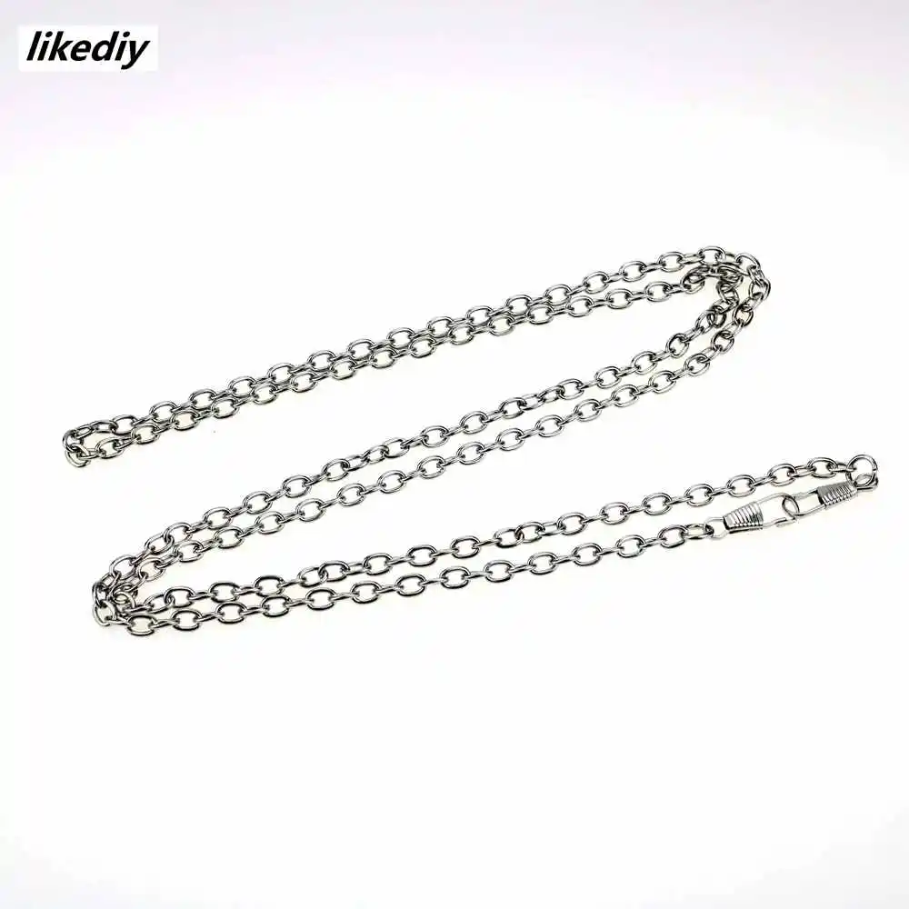 1 Piece About Length 120 CM Width 0.5cm O Type Replacement Metal Purse Chain For Shoulder Cross Body Handbags Bag Accessories