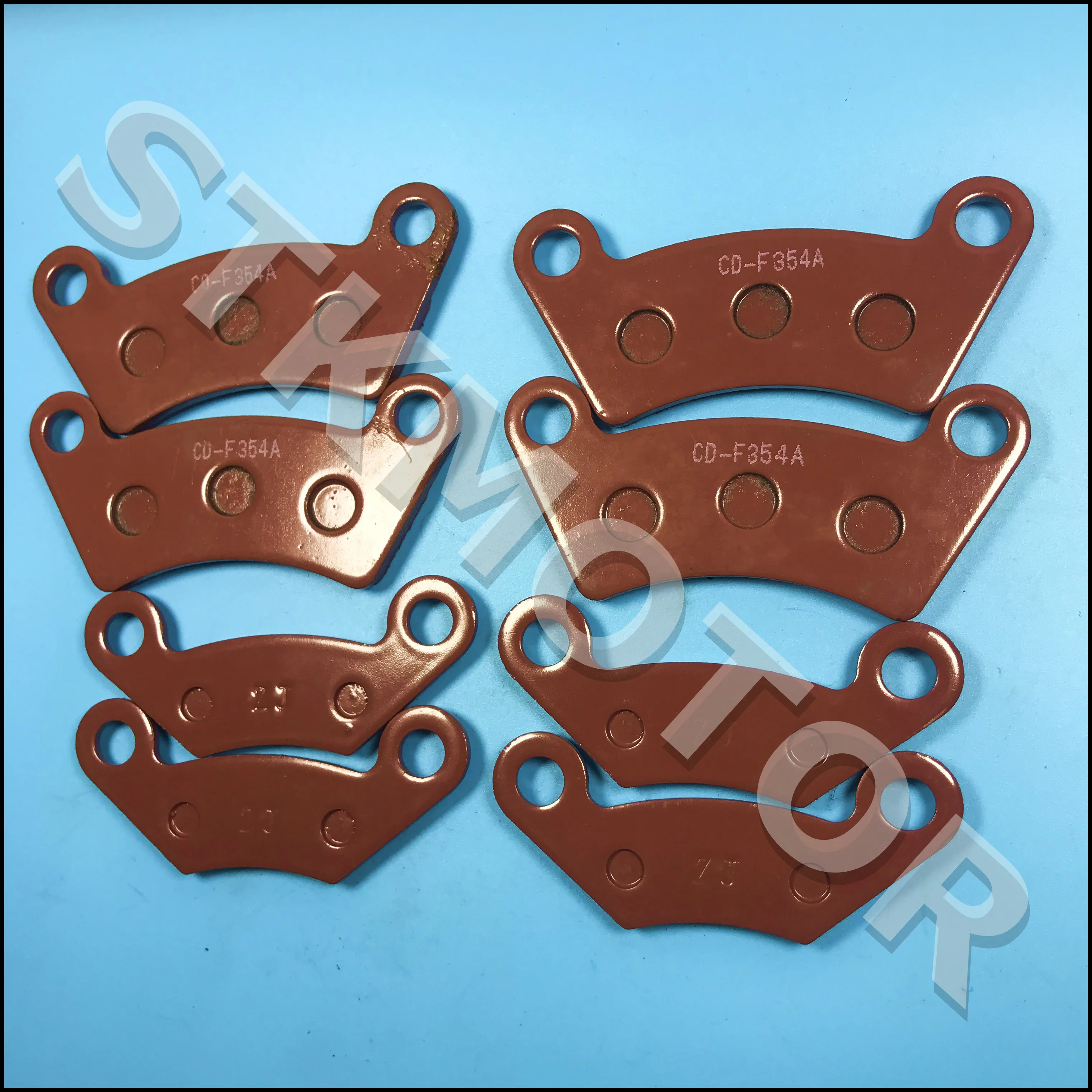 8pcs / 4sets Front and Rear Brake Pads Buyang Feishen JCL FA D300 G300 H300 260CC 300CC ATV Parts