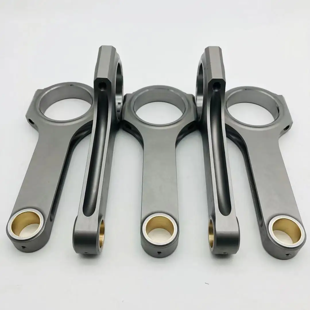 5 pieces H-beam forged Connecting Rods conrods FORFORD FOCUS MK2 DURATEC 2.5T 143mm 53mm 23mm one set