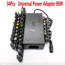 Universal Power Adapter 96W 12V To 24V Adjustable Portable Charger For Dell Toshiba Hp Asus Acer Laptops Eu-Plug